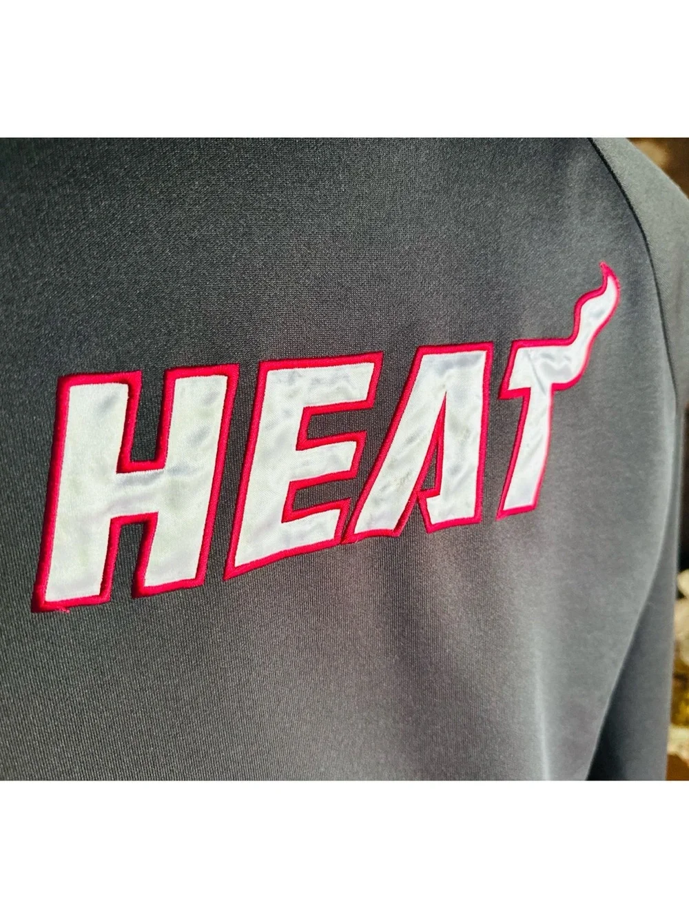 Adidas Miami Heat Basketball Warm Up Jacket 09/2012 Size XL
